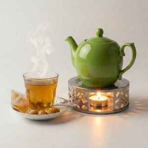 دمنوش سیب، به و دارچین